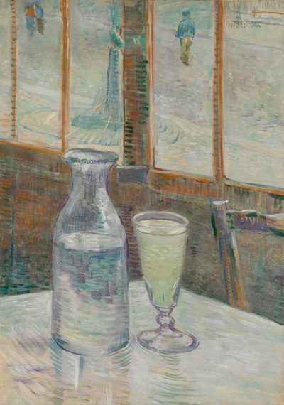 Café Table with Absinthe by Vincent van Gogh